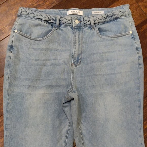 Judy Blue Cadence High Rise Braided Waistband Wide Leg Fit SIZE 18W - Picture 2 of 6